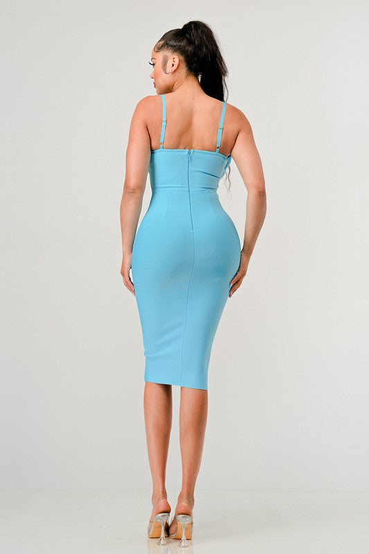 Diva corset bandage mini dress