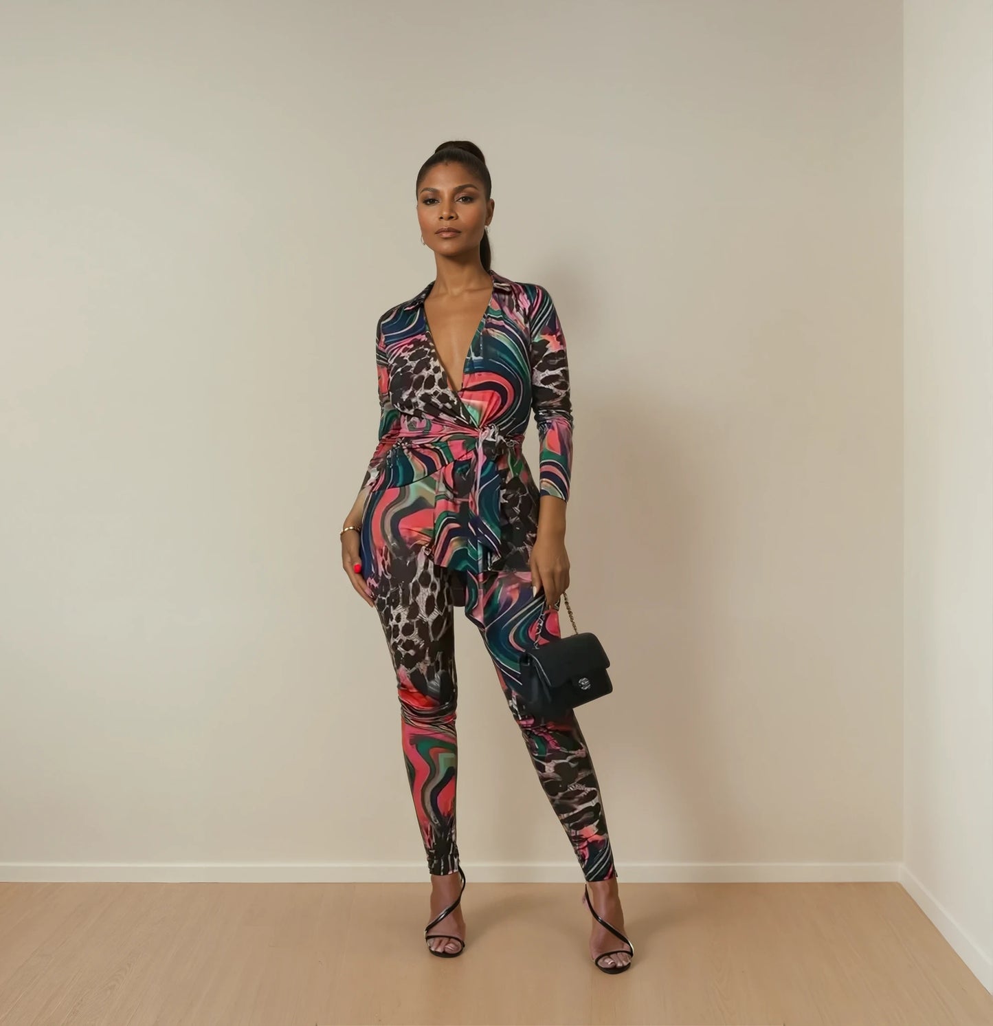 Wild Night Two Piece Pants Set