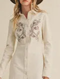 Western Girl Embroidery dress