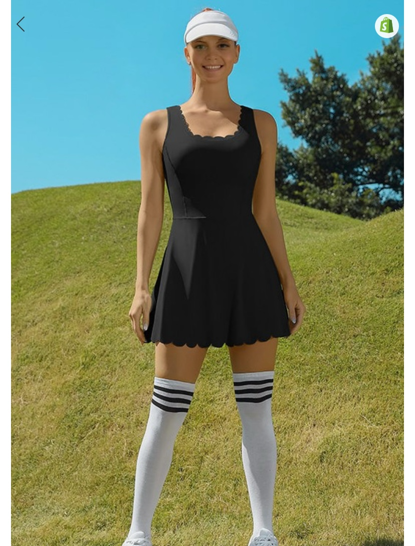 Serena Bra V Neck Racerback Tennis Dresses with Shorts