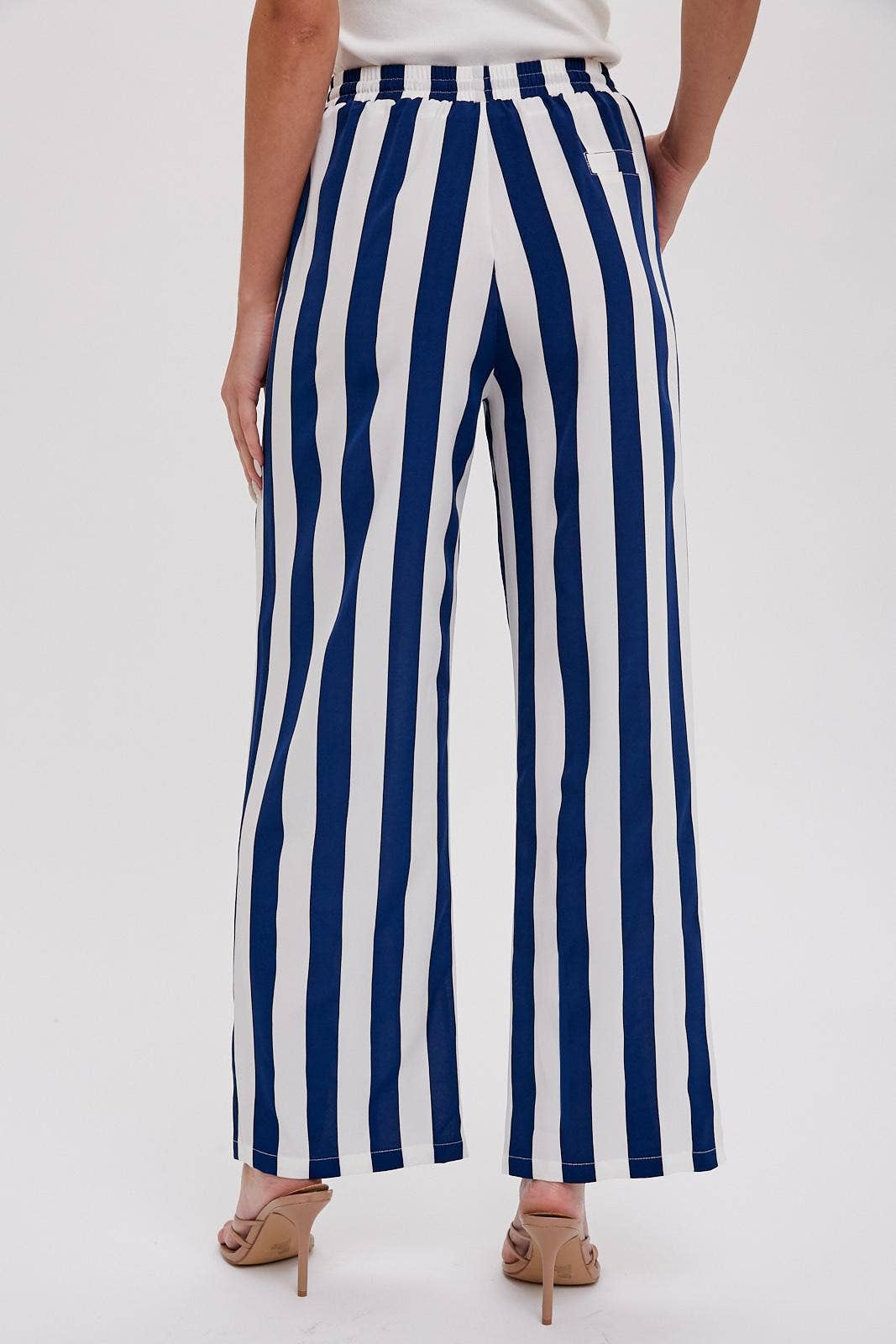 Stripe Wide Leg Pants