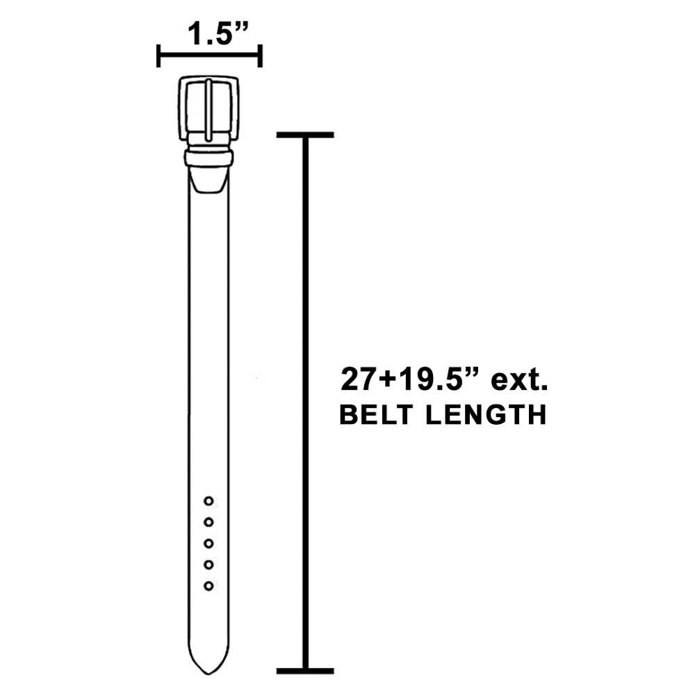 Western Turquoise Oval Concho Chain Belt