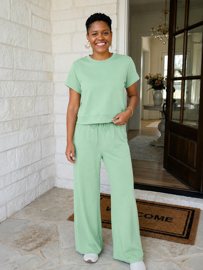 Loose Terry Cloth Top by LA Society