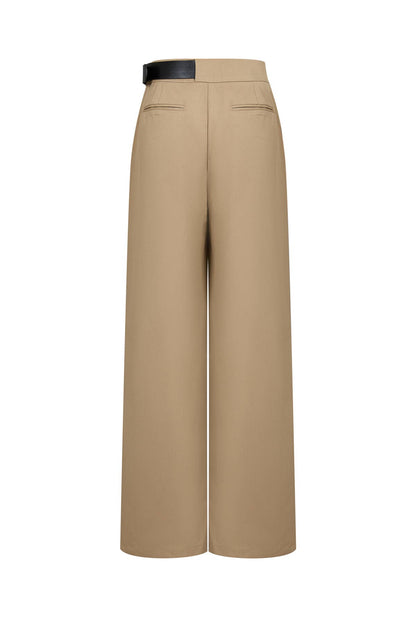 Axelle Asymmetrical Pleated Pants by Rivir