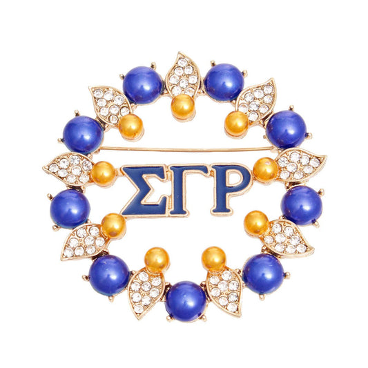 Sigma Pearl Brooch