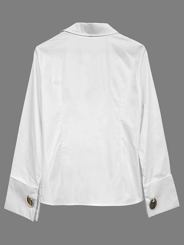 French Long Sleeves  Blouses