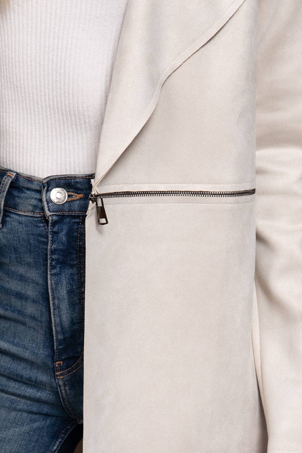 Sybil Two Zipper Long Jacket