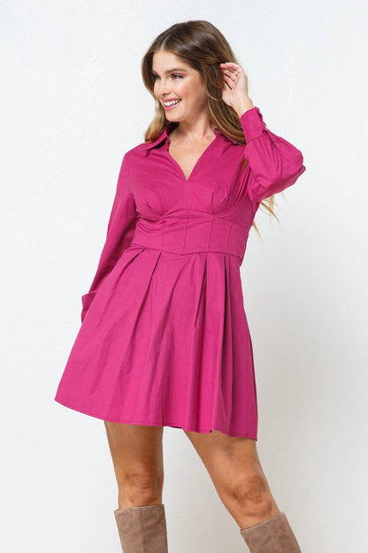 Chasity Corset waist Skater Dress