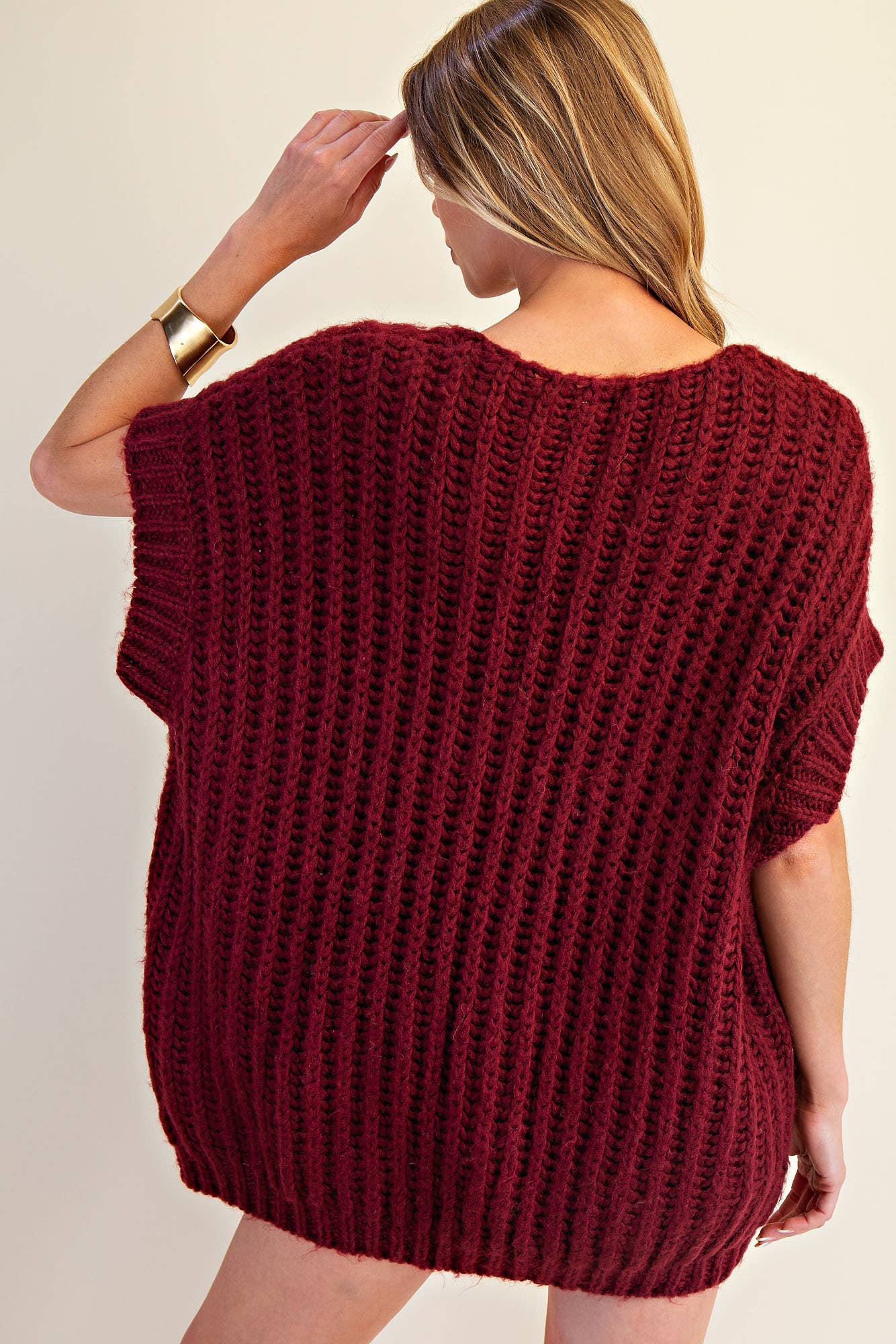 Front Bow Tie Sweater Vest