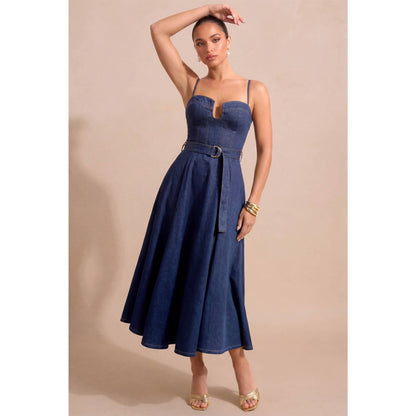 Samaria Denim Sundress