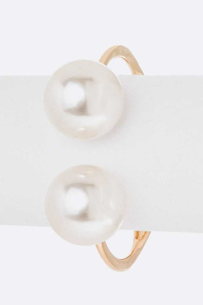 Oversize Beads Iconic Hinged Bangle