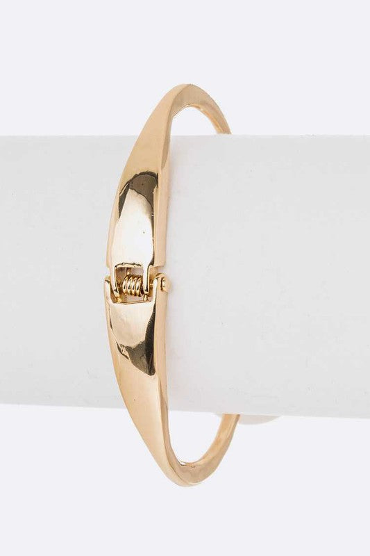 Oversize Beads Iconic Hinged Bangle