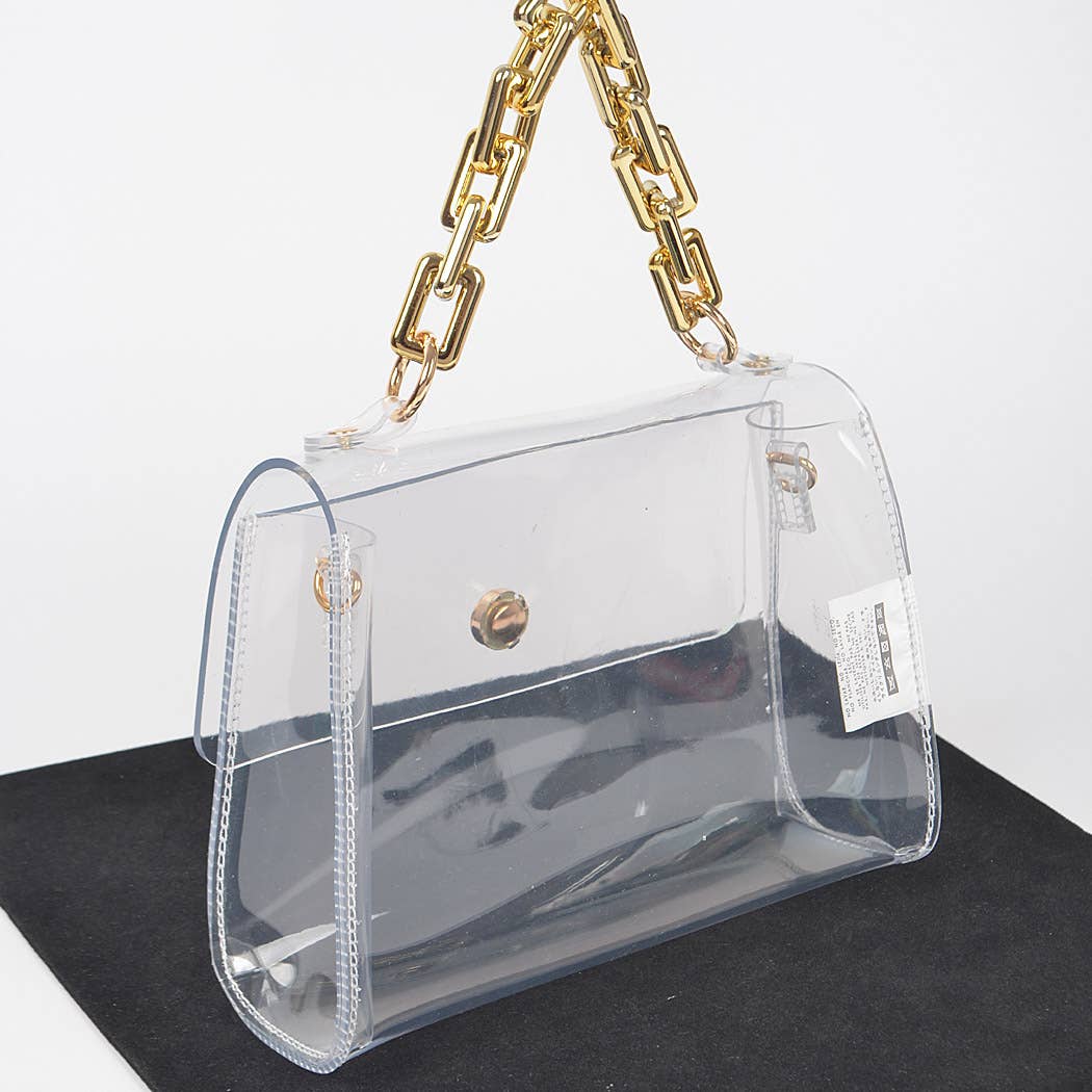 Event Ready Transparent Glam Purse