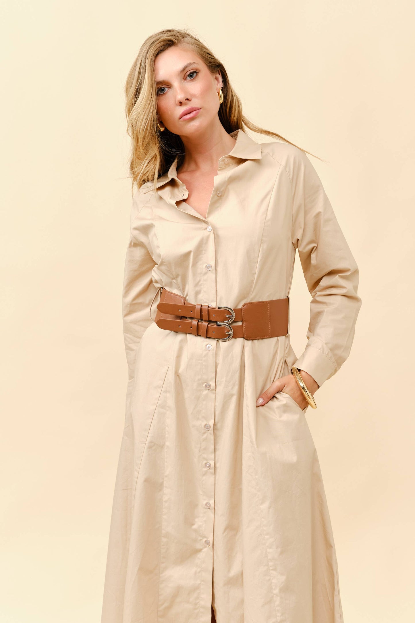 Jordan Long Shirt Dress