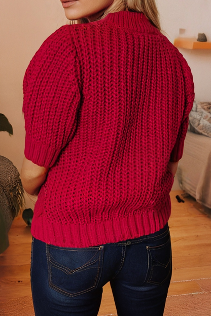 Christmas Braided  Sweater