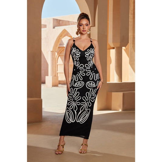 TAMEKA KNIT MIDI DRESS