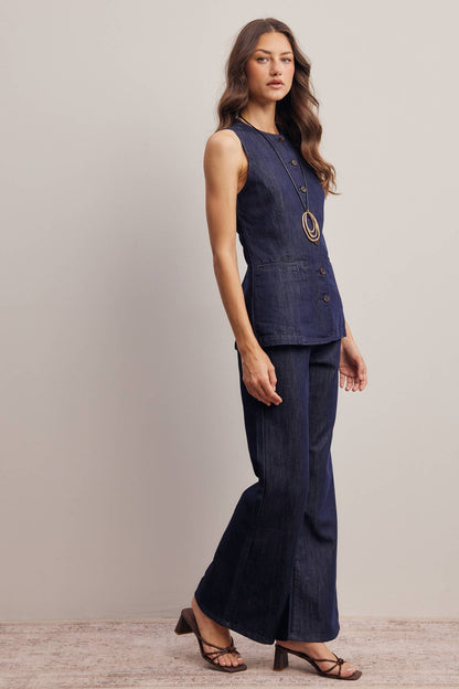 Avera Tailored Denim Pants
