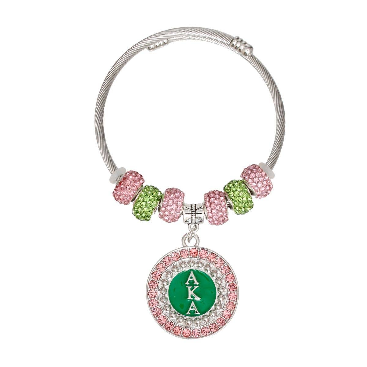 AKA GreekCharm Cable Bracelet