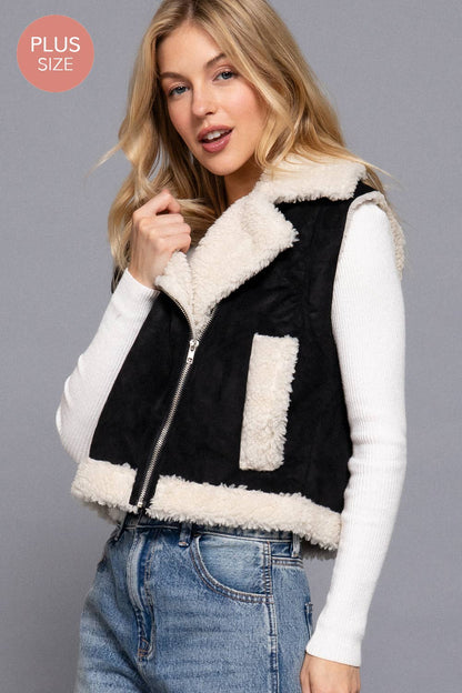 McKenzie Vegan Suede Vest by Active Basic