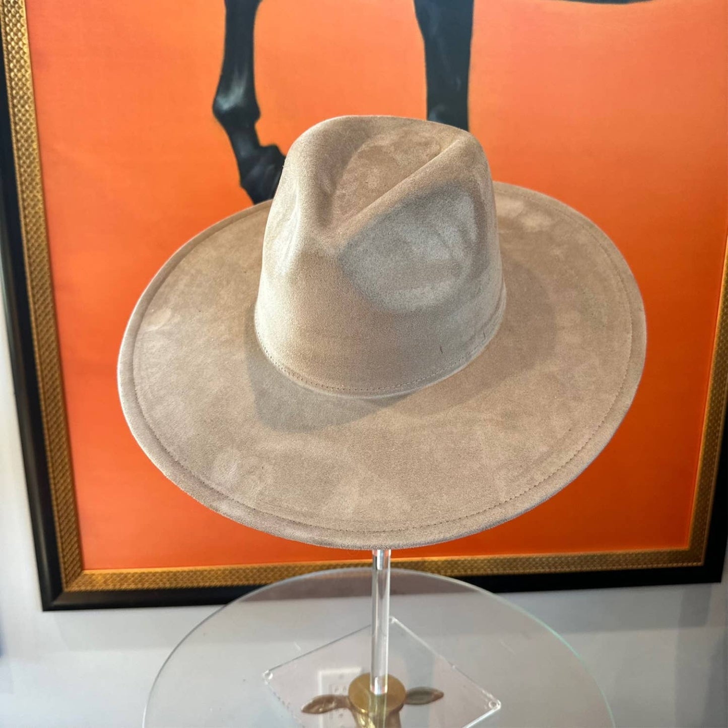 Classic Wide Brim Suede Premium  Hat