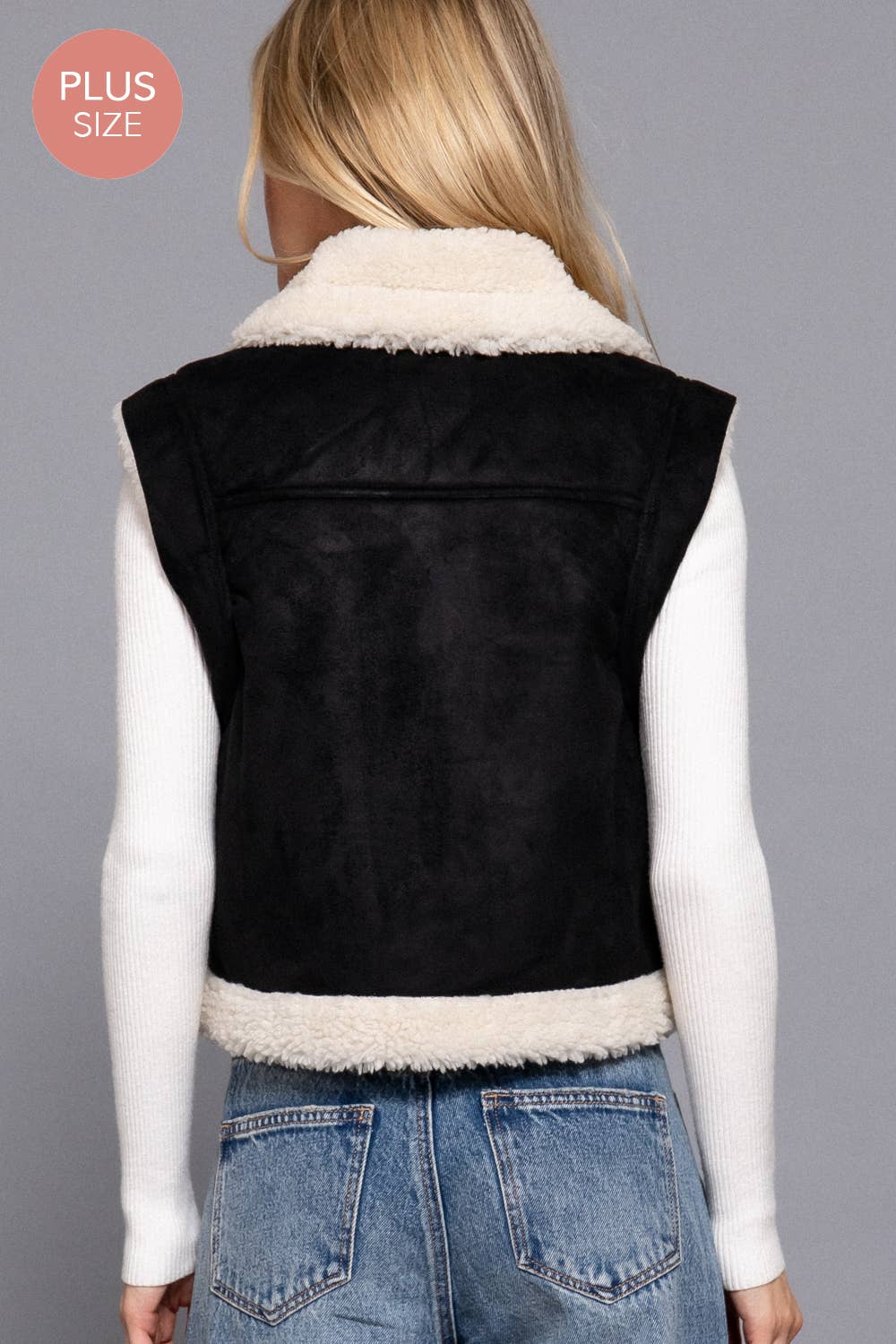 McKenzie Vegan Suede Vest by Active Basic