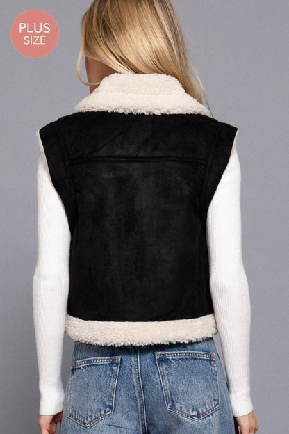 McKenzie Vegan Suede Vest by Active Basic