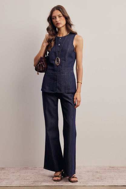 Avera Tailored Denim Pants