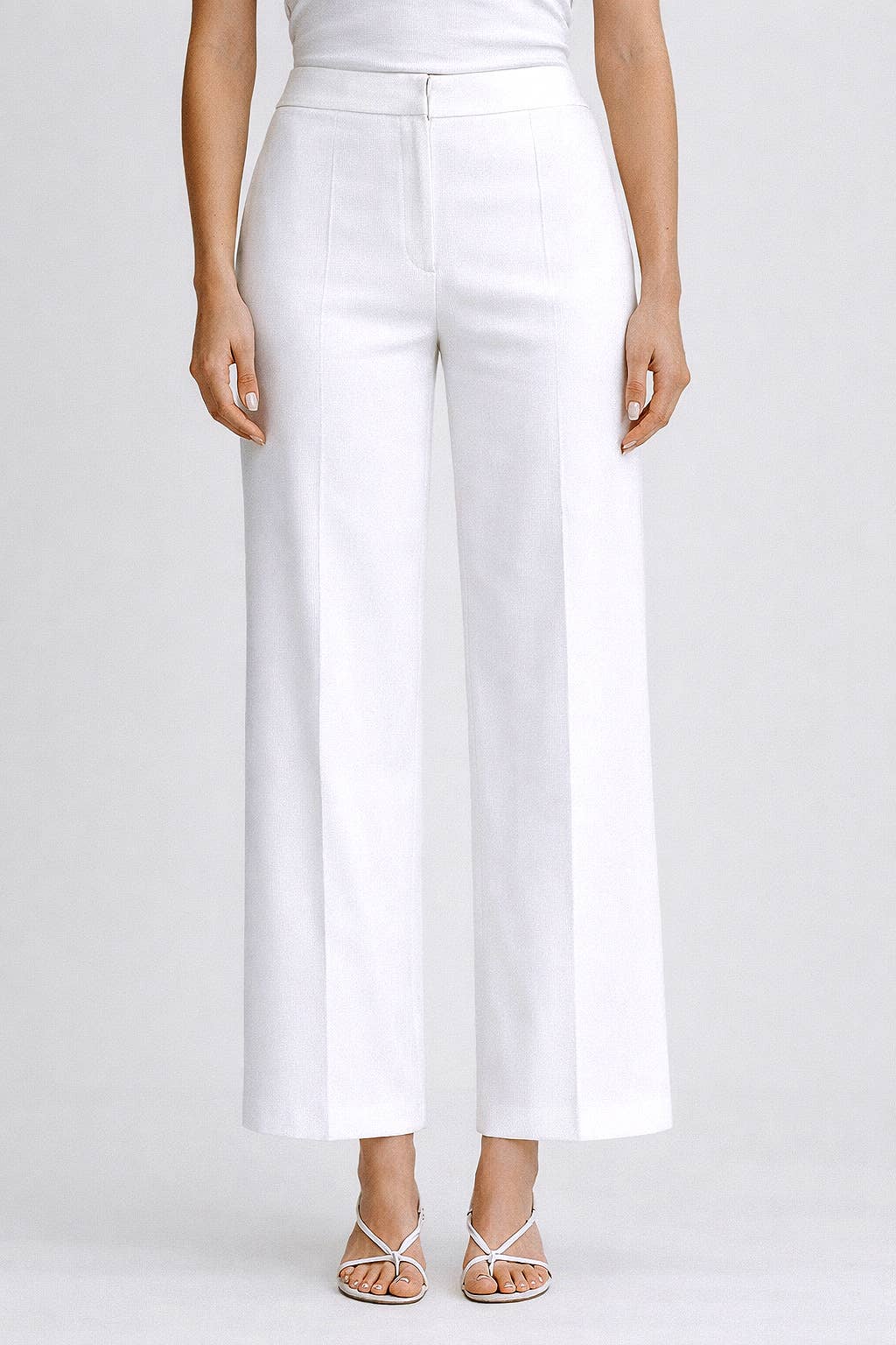 Relaxed Wide-Leg Trousers
