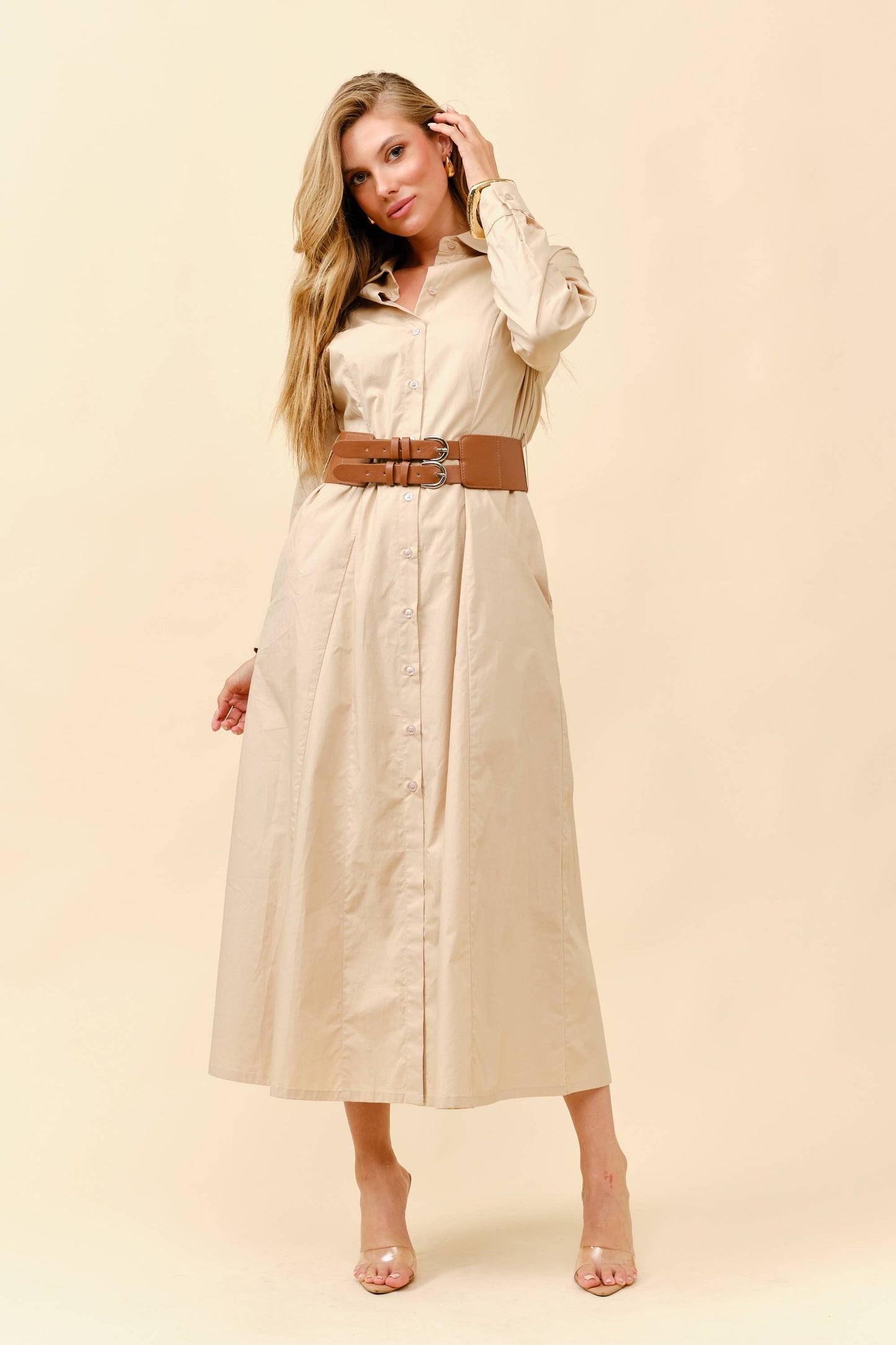 Jordan Long Shirt Dress
