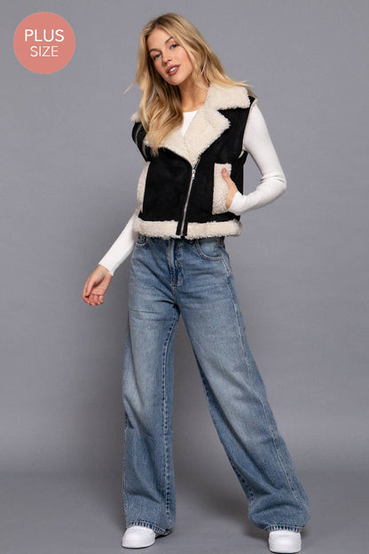 McKenzie Vegan Suede Vest by Active Basic