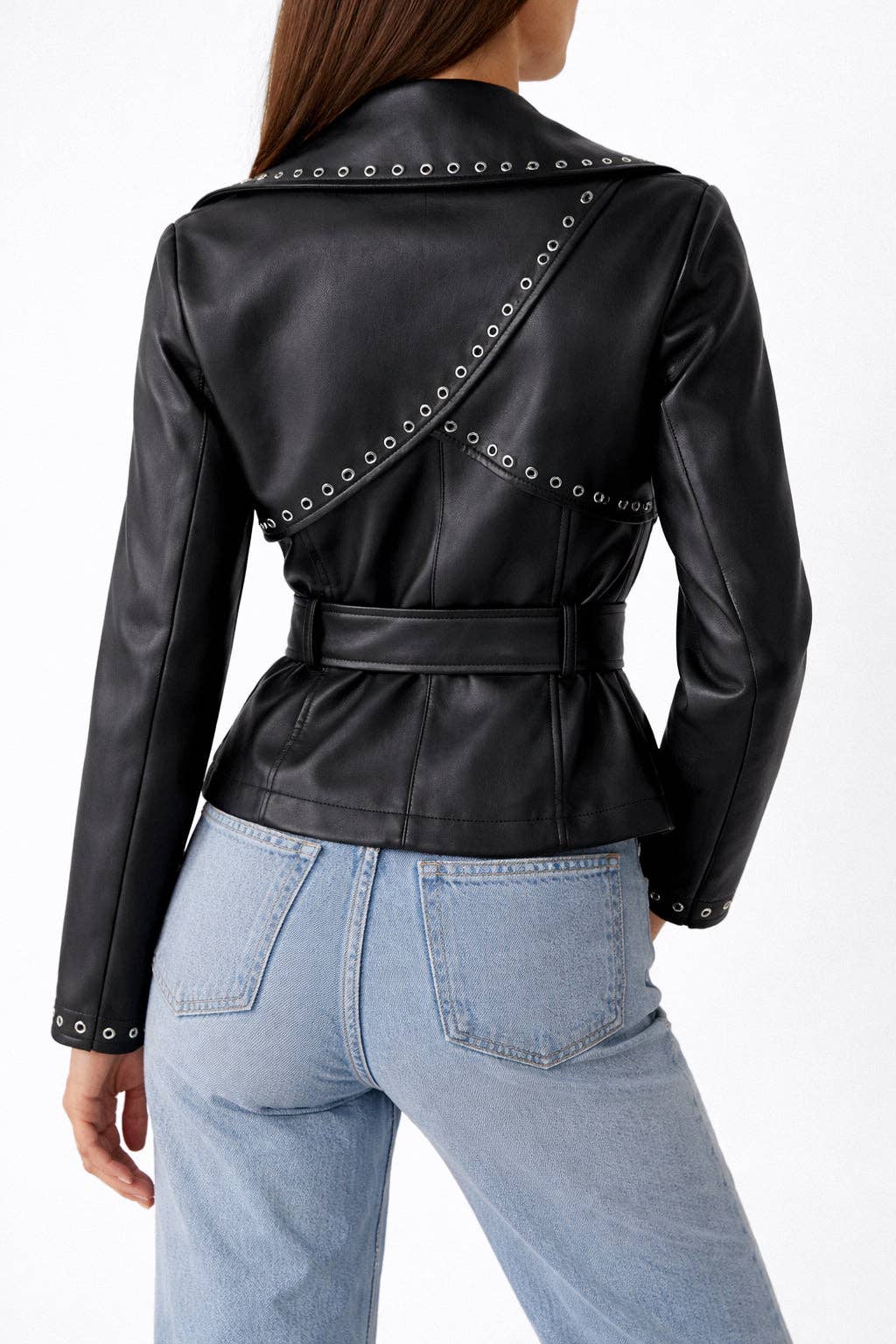 Probation Vegan Leather Wrap Jacket by Coalition