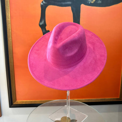 Classic Wide Brim Suede Premium  Hat