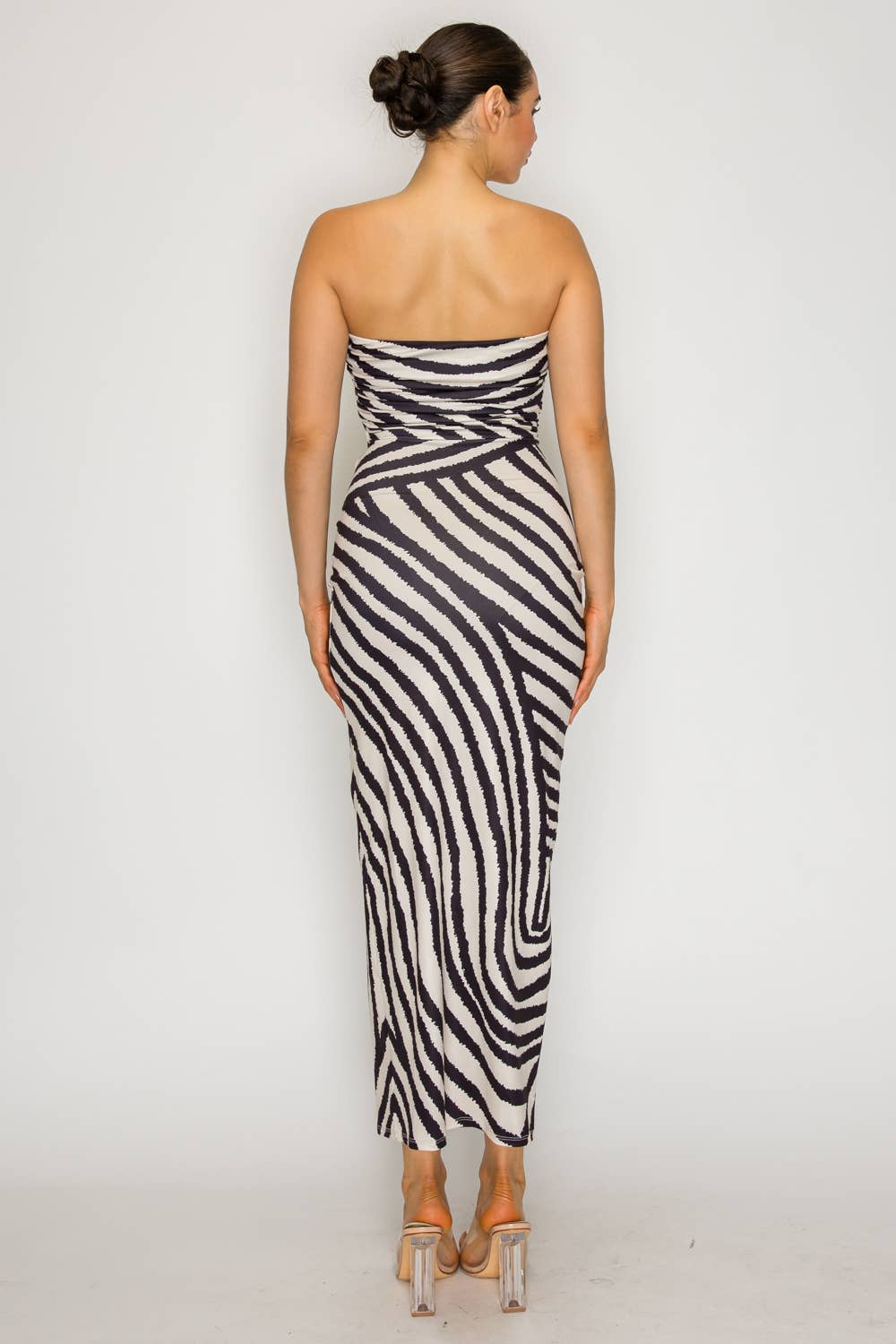 Best Life Strapless Midi Dress