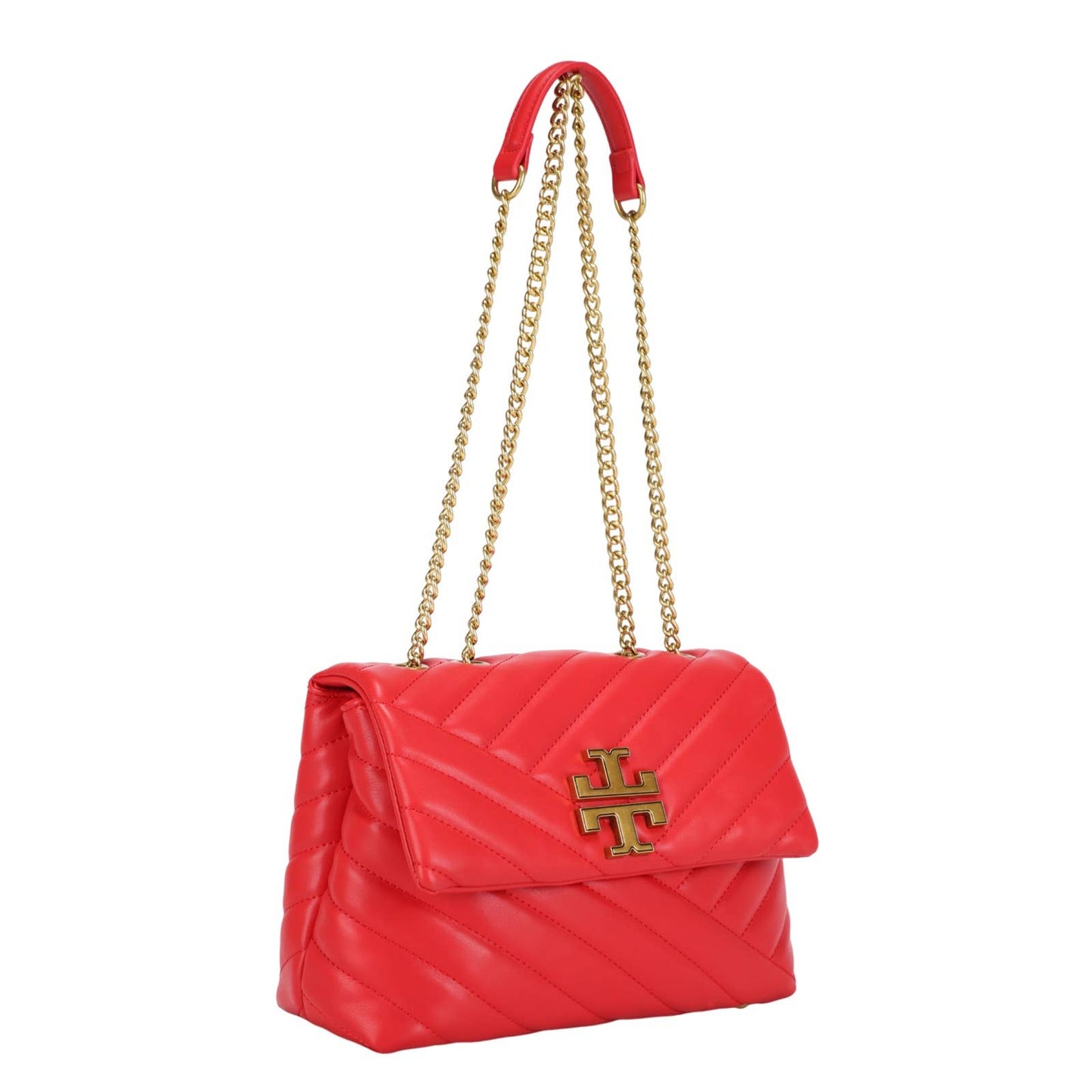 Quilted Chain Link FlapShoulder Bag 