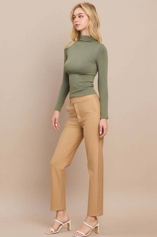 Women's Mid-Rise Ponte Pants