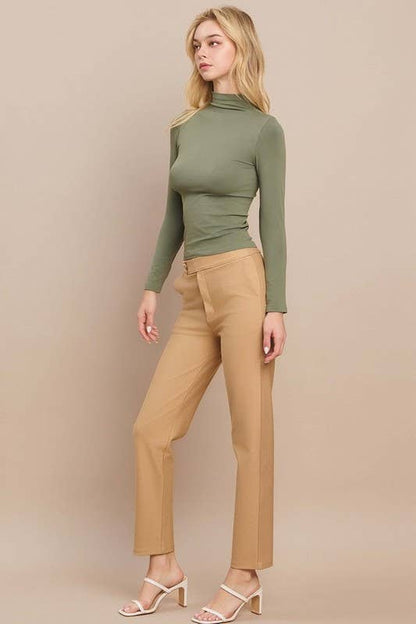 Women's Mid-Rise Ponte Pants