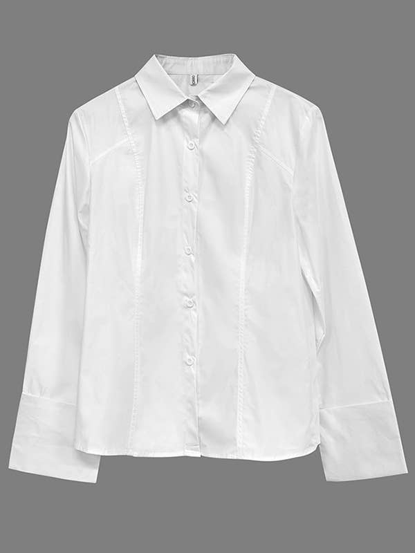 French Long Sleeves  Blouses