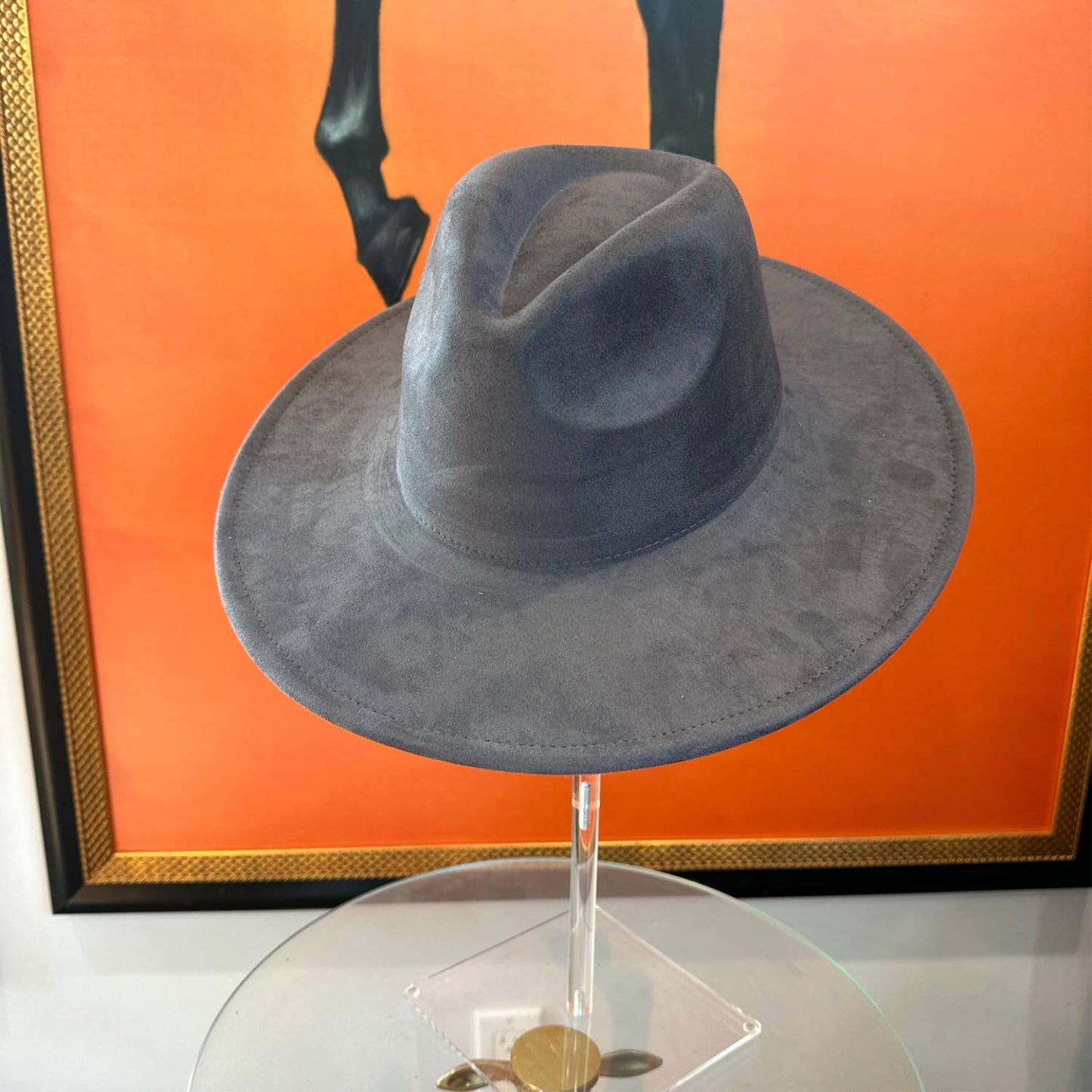 Classic Wide Brim Suede Premium  Hat