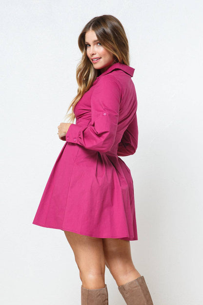 Chasity Corset waist Skater Dress