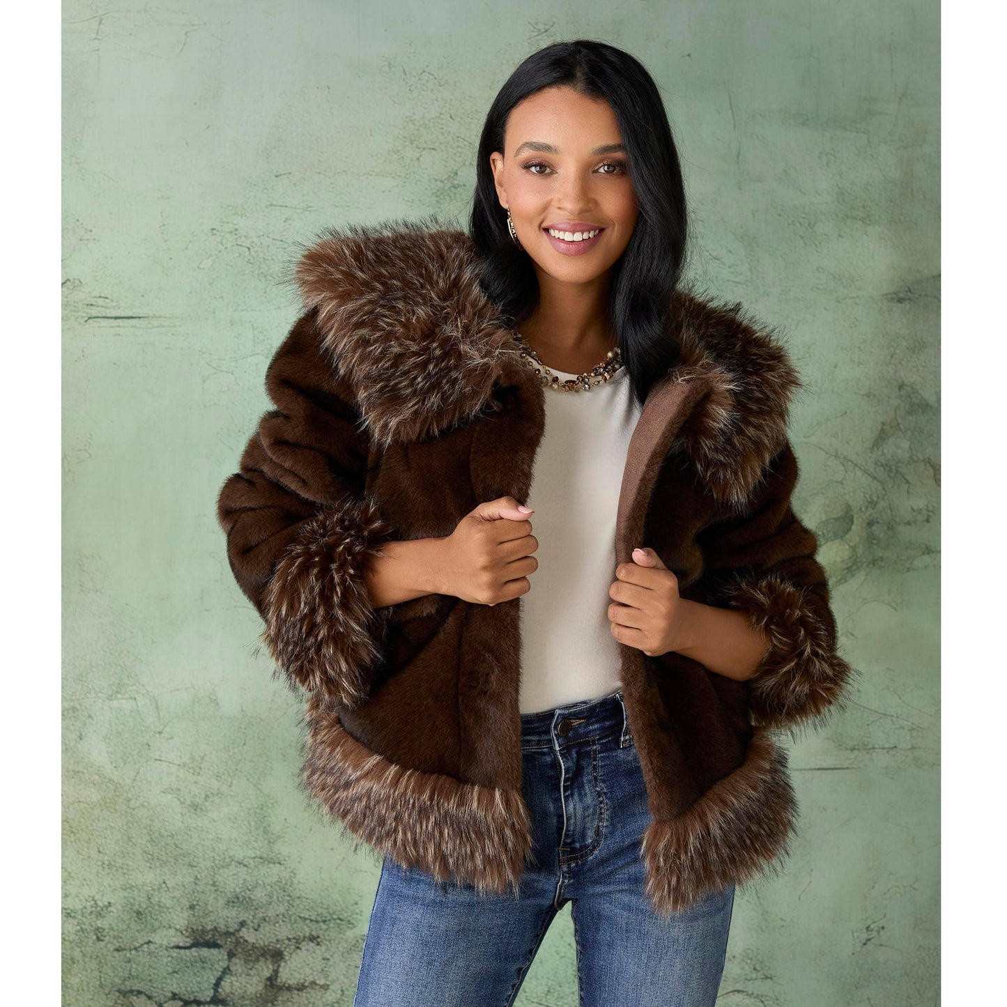 Laurette Faux Fur Jacket