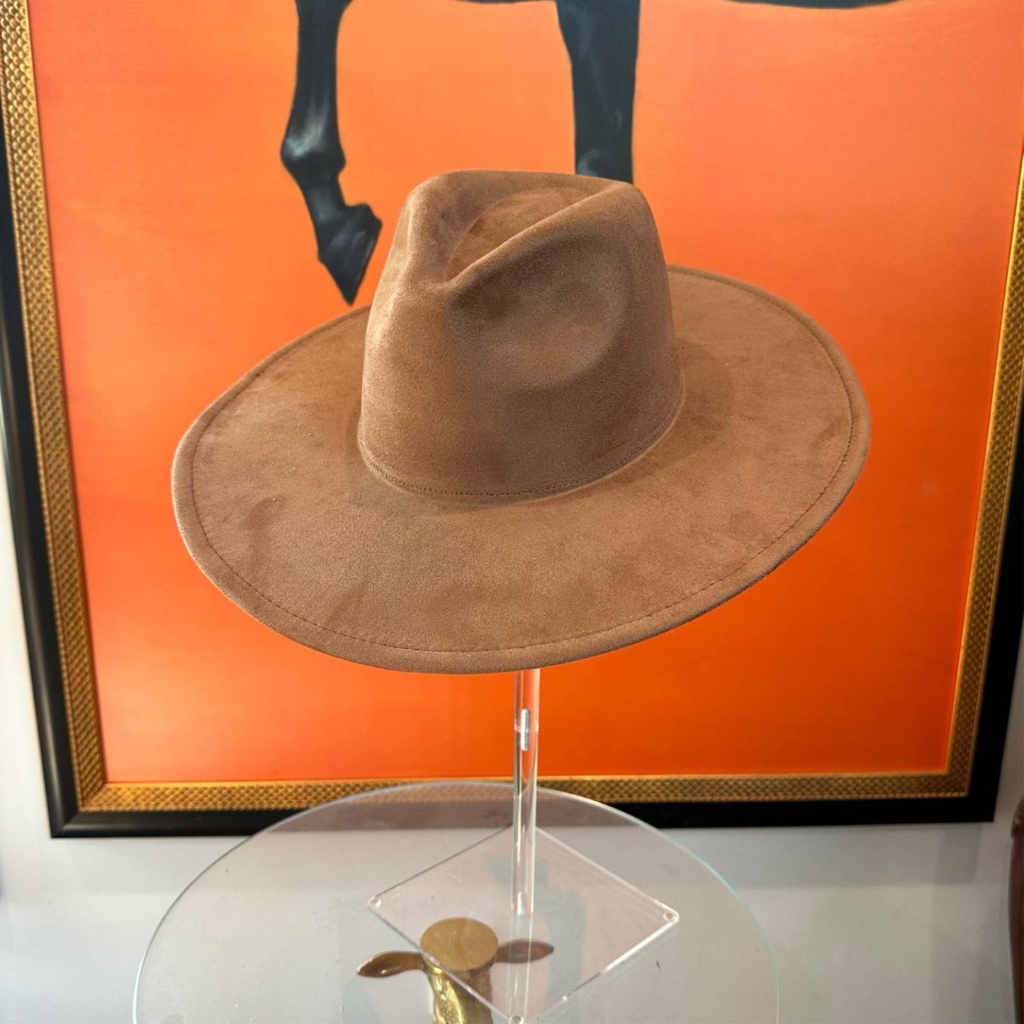 Classic Wide Brim Suede Premium  Hat