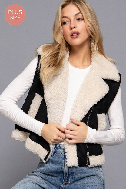 McKenzie Vegan Suede Vest by Active Basic