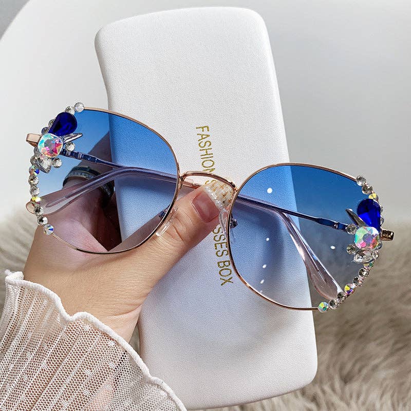 Glam Sunglasses with rhinestones for Women