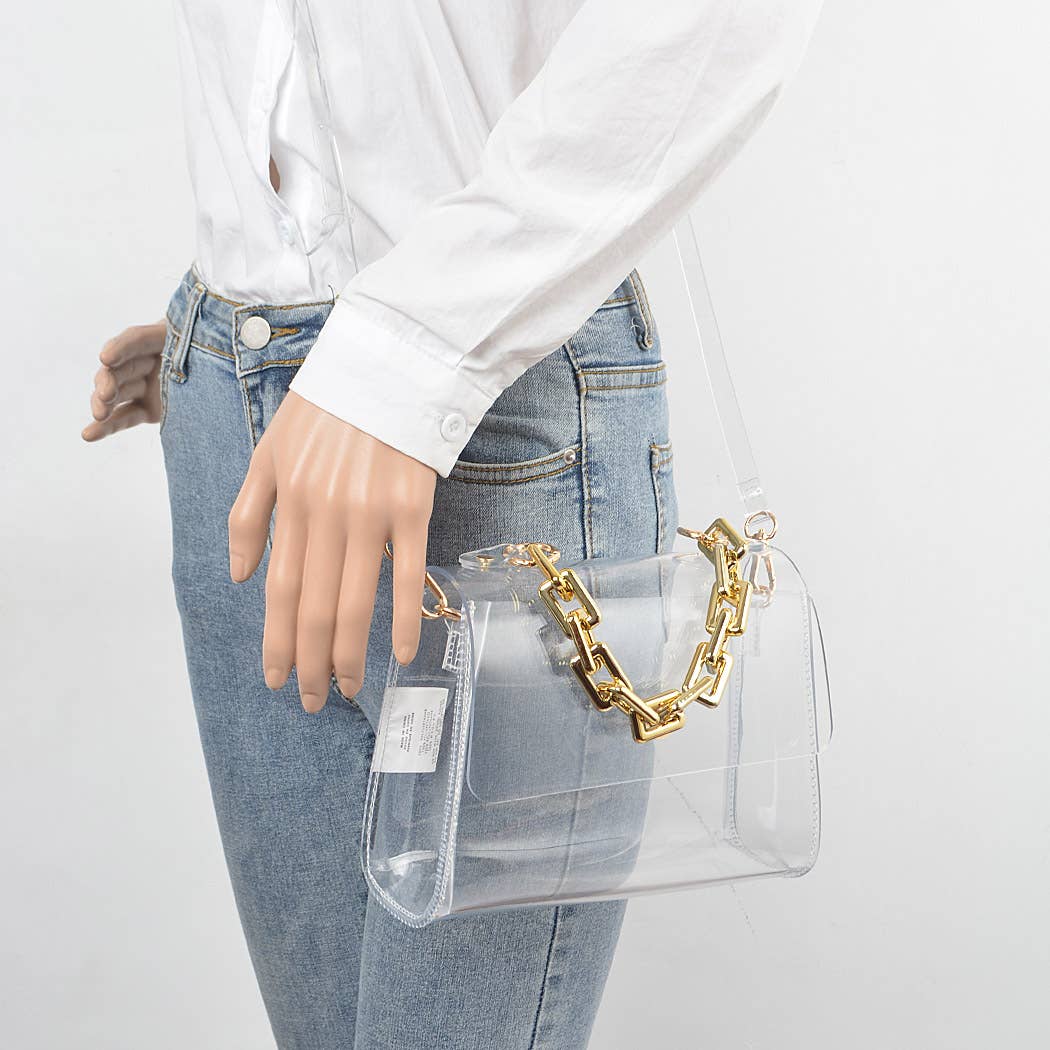 Event Ready Transparent Glam Purse
