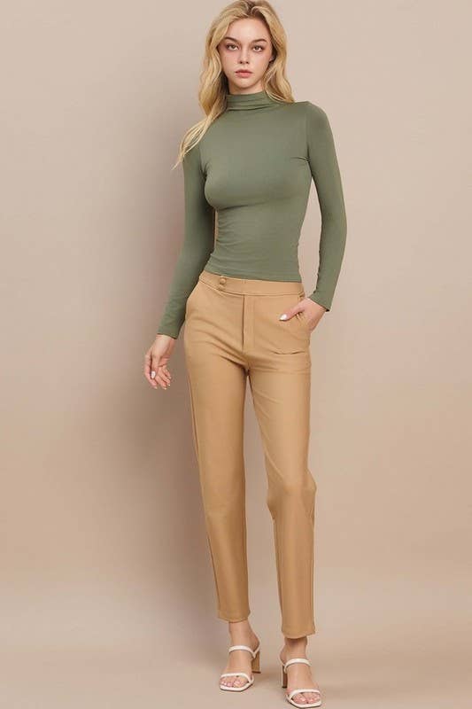Women's Mid-Rise Ponte Pants