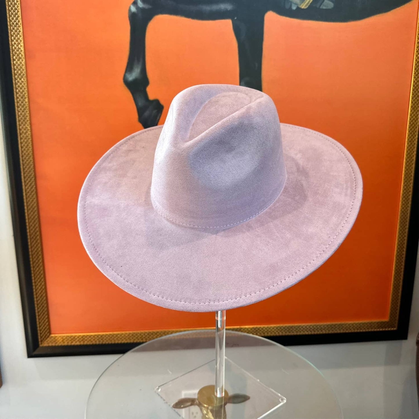Classic Wide Brim Suede Premium  Hat