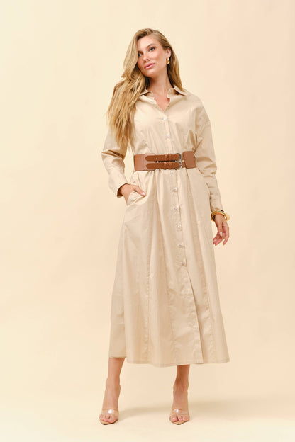Jordan Long Shirt Dress
