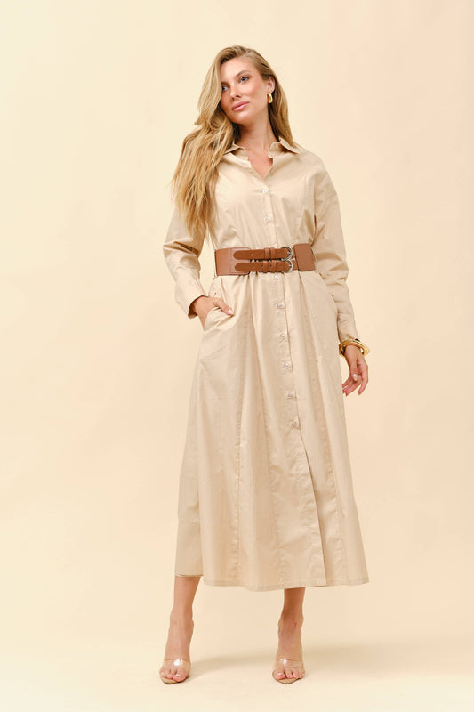 Jordan Long Shirt Dress
