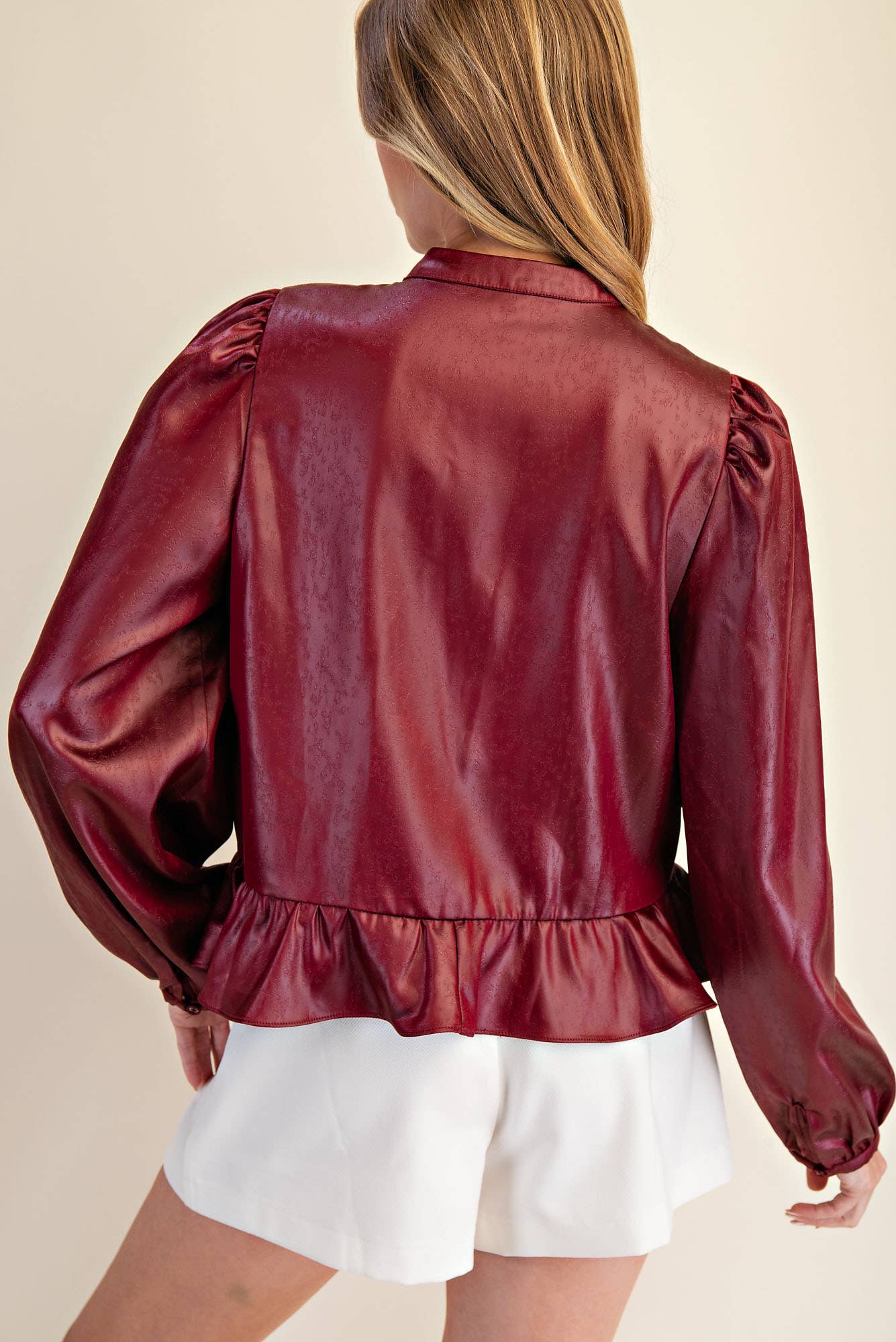 Long Sleeve Ruffle Top