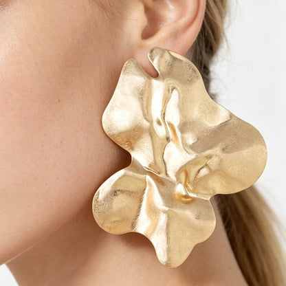 Double Matte Ripple Earrings